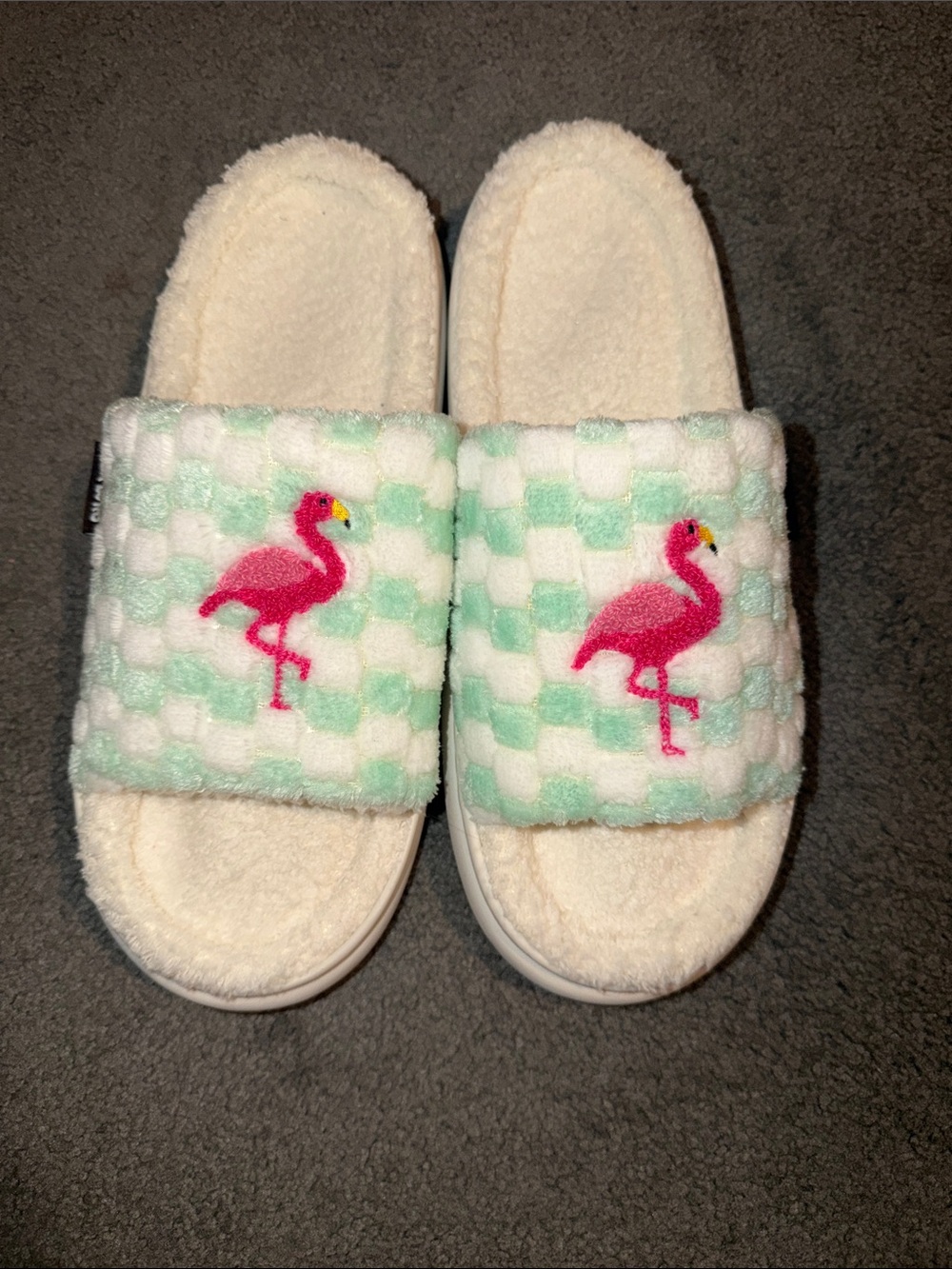 Musk Luks Flamingo Slide Slippers